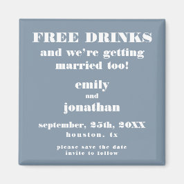 Gratis Drinken gehuwd met mosterdblauw sparen de d Magneet