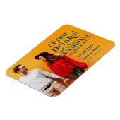 Gratis Drinken Grappig Casual huwelijk sparen de d Magneet (Linkerzijde)