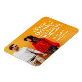 Gratis Drinken Grappig Casual huwelijk sparen de d Magneet (Linkerzijde)