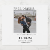 Gratis Drinken Sla de datum op Bier Etiket (Enkel label)