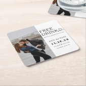 Gratis Drinken Sla de datum op Kartonnen Onderzetters (Schuin)