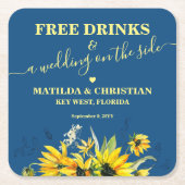 Gratis Drinken Sla de datum op Kartonnen Onderzetters (Voorkant)