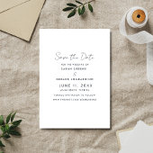 Gratis Drinken Unieke foto bruiloft Save The Date