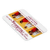 Gratis Drinken weddenschap bespaart de datum 3 Fot Magneet (Rechterzijde)