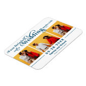 Gratis Drinken weddenschap bespaart de datum 3 Fot Magneet (Linkerzijde)