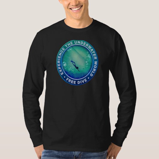Gratis duik in de onderwaterwereld t-shirt (Voorkant)