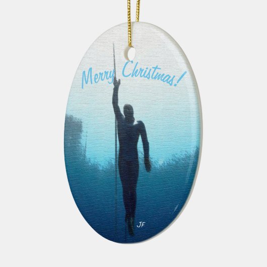 Gratis duiken keramisch ornament (Links)