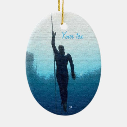 Gratis duiken keramisch ornament (Achterkant)