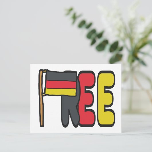 Gratis Duitsland Dexit Briefkaart (Staand voorkant)
