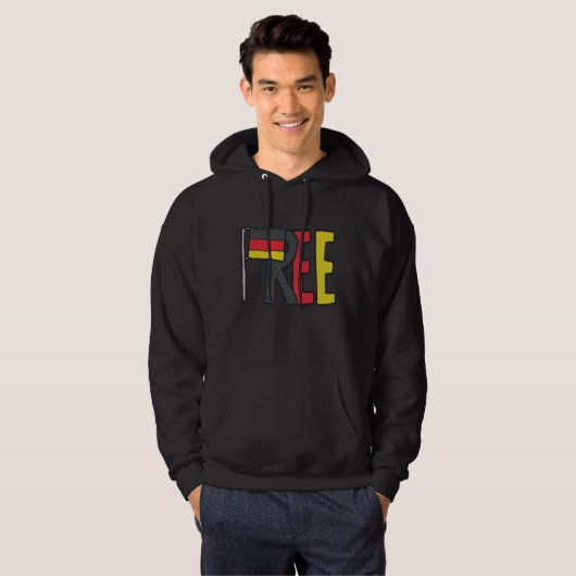 Gratis Duitsland Dexit Hoodie (Voorkant volledig)