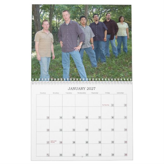 Gratis duurzame personeelsformatie 2007 kalender (Jan 2027)