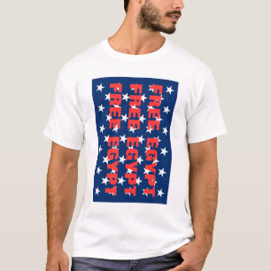 GRATIS EGYPTE RODE WITTE BLAUW T-SHIRT