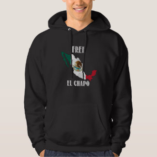Gratis El Chapo Gangster grafische Mannen Hoodie
