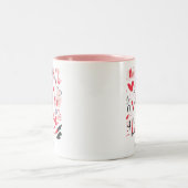 Gratis en Fabulous Valentijnsdag Koffiemok Tweekleurige Koffiemok (Center)