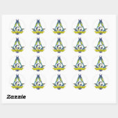 Gratis en geaccepteerde maten ronde sticker (Vel)