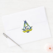 Gratis en geaccepteerde maten ronde sticker (Envelop)