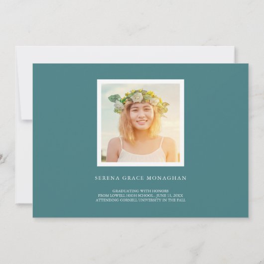 Gratis en gefocust | Aankondiging Afstuderen | Don (Achterkant)