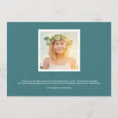 Gratis en gefocust | Afstuderen Hartelijk dank | D Bedankkaart (Achterkant)