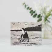 Gratis en gelukkig briefkaart (Staand voorkant)