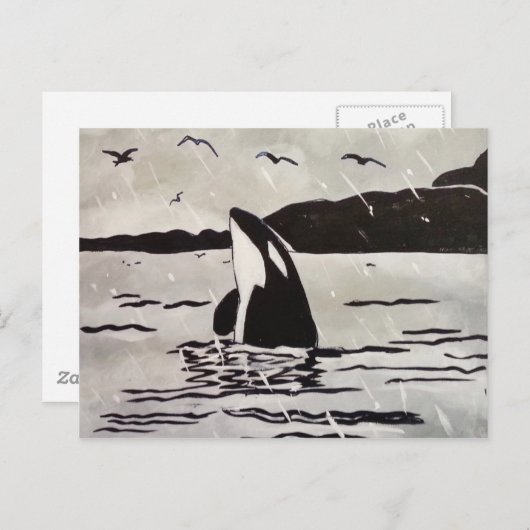 Gratis en gelukkig briefkaart (Voorkant / Achterkant)