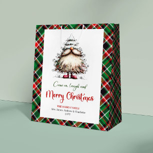 Gratis Fantasie Kerstman Speelse Kerstcadeautas Medium Cadeauzakje