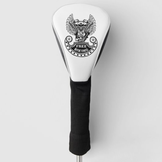 Gratis fietsen golfheadcover (Voorkant)