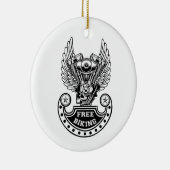 Gratis fietsen keramisch ornament (Rechts)
