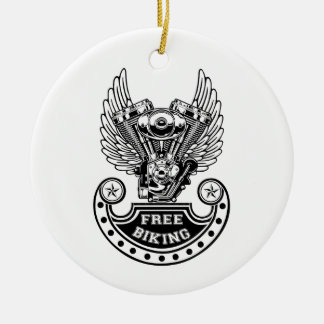 Gratis fietsen keramisch ornament