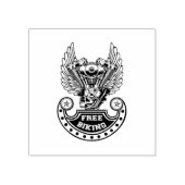 Gratis fietsen rubberstempel (Afrduk)