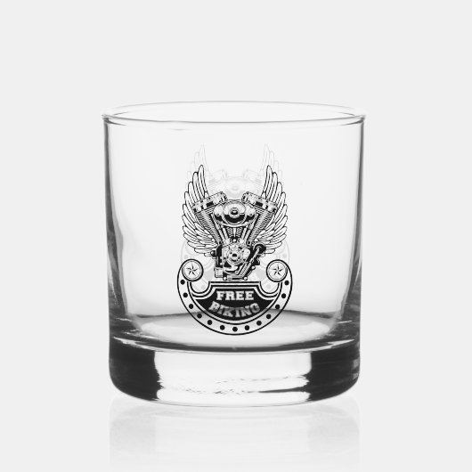 Gratis fietsen whisky glas (Achterkant)