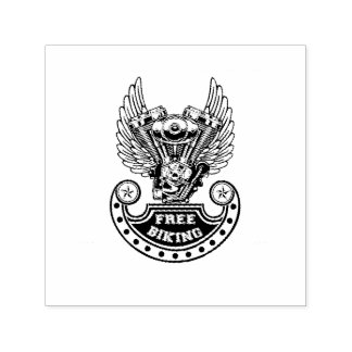 Gratis fietsen zelfinktende stempel