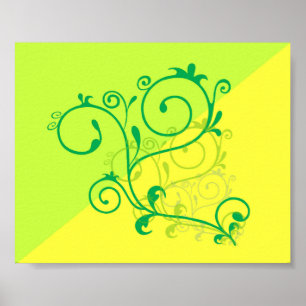 Gratis Floral-Graphics.jpg Lemon Limoen digitale z Poster