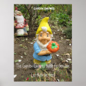 Gratis Garden gnomen Poster (Voorkant)
