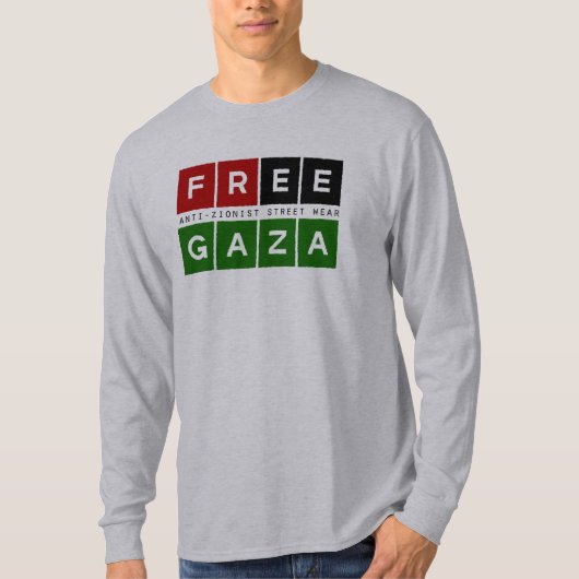Gratis Gaza! T-shirt (Voorkant)