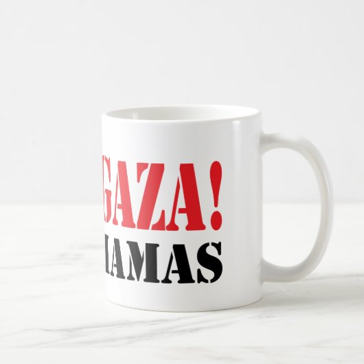 Gratis GAZA van HAMAS Koffiemok (Rechts)