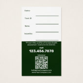 Gratis gazon service cadeaubon Kaart (Achterkant)