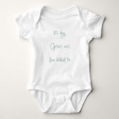 Gratis geboorte Jersey | Grappig Baby Bodysuit (Voorkant)