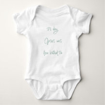 Gratis geboorte Jersey | Grappig Baby Bodysuit