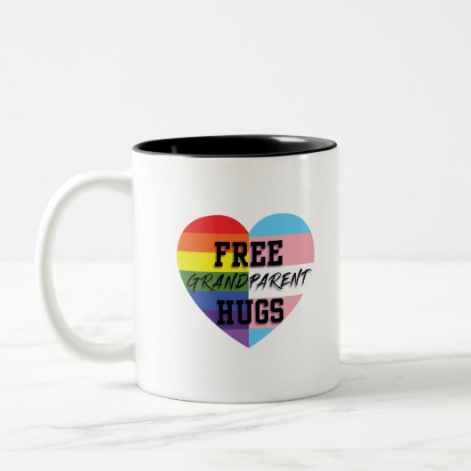 Gratis Gegreneerde GGBTQ (E)kwaliteitsgoederen Tweekleurige Koffiemok (Links)