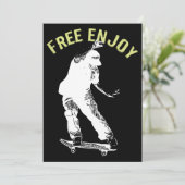 Gratis genieten van Retro Urban Skateboarden Aankondiging (Staand voorkant)
