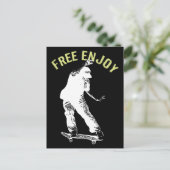 Gratis genieten van Retro Urban Skateboarden Feestdagenkaart (Staand voorkant)