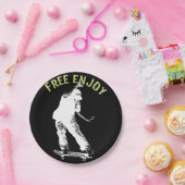 Gratis genieten van Retro Urban Skateboarden Papieren Bordje (Feest)