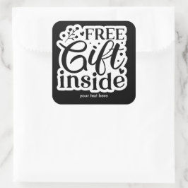 Gratis geschenk in de sticker