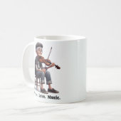 Gratis gespierde senioren genieten van het leven koffiemok (Voorkant links)