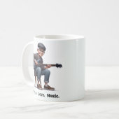 Gratis gespierde senioren genieten van het leven koffiemok (Voorkant links)