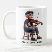 Gratis gespierde senioren genieten van het leven koffiemok