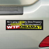 Gratis Gitmo-gevangenen Bumpersticker (Op auto)