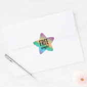 Gratis glitterlabel ster sticker (Envelop)