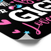 Gratis gooien of roze bogen Gigi houdt van je Scha Poster (Hoek)