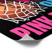 Gratis gooien of roze strikken Geslacht onthullen  Poster (Hoek)